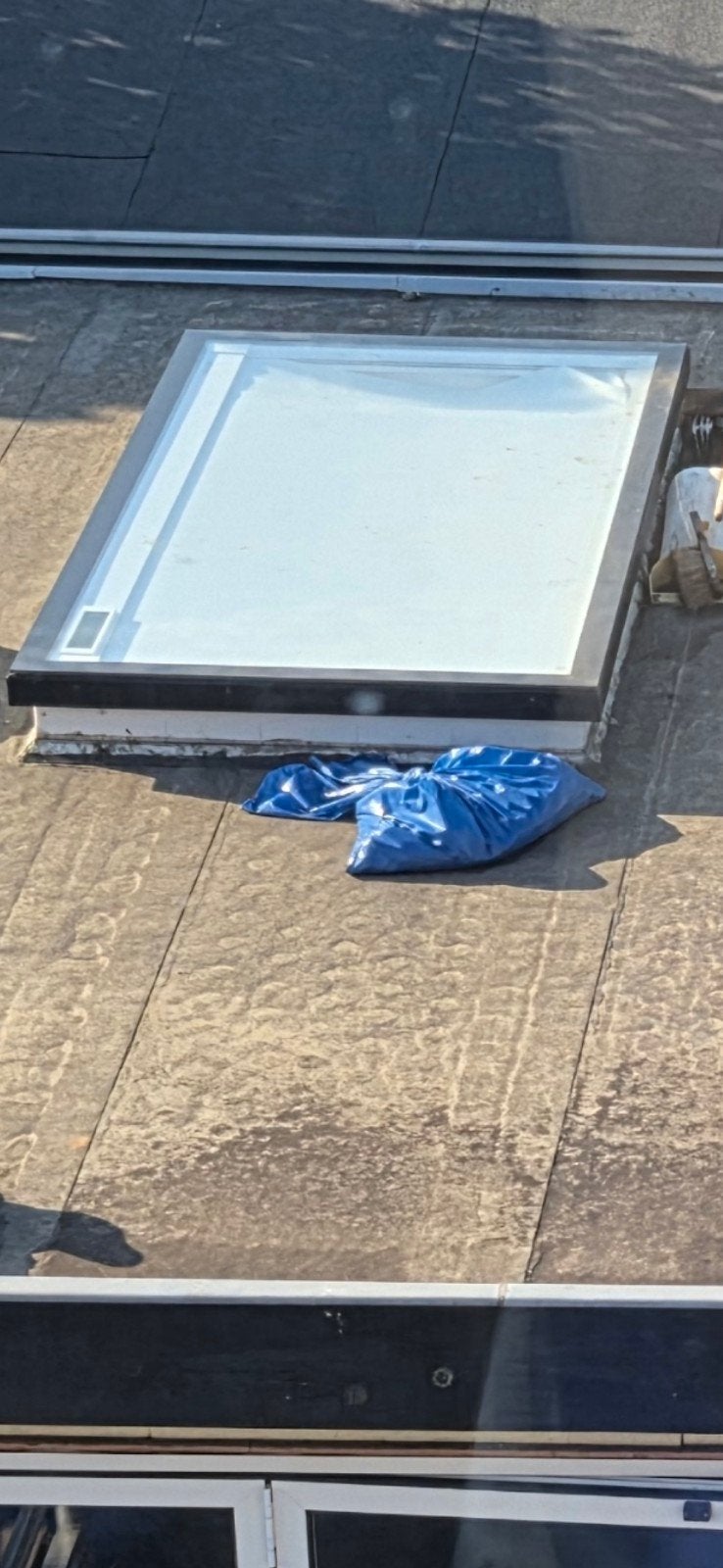 Velux CVU 200x100 Solar (platdak) dakraam met Zonnescherm, Doe-het-zelf en Verbouw, Ophalen, Gebruikt, 80 tot 120 cm, Dakraam