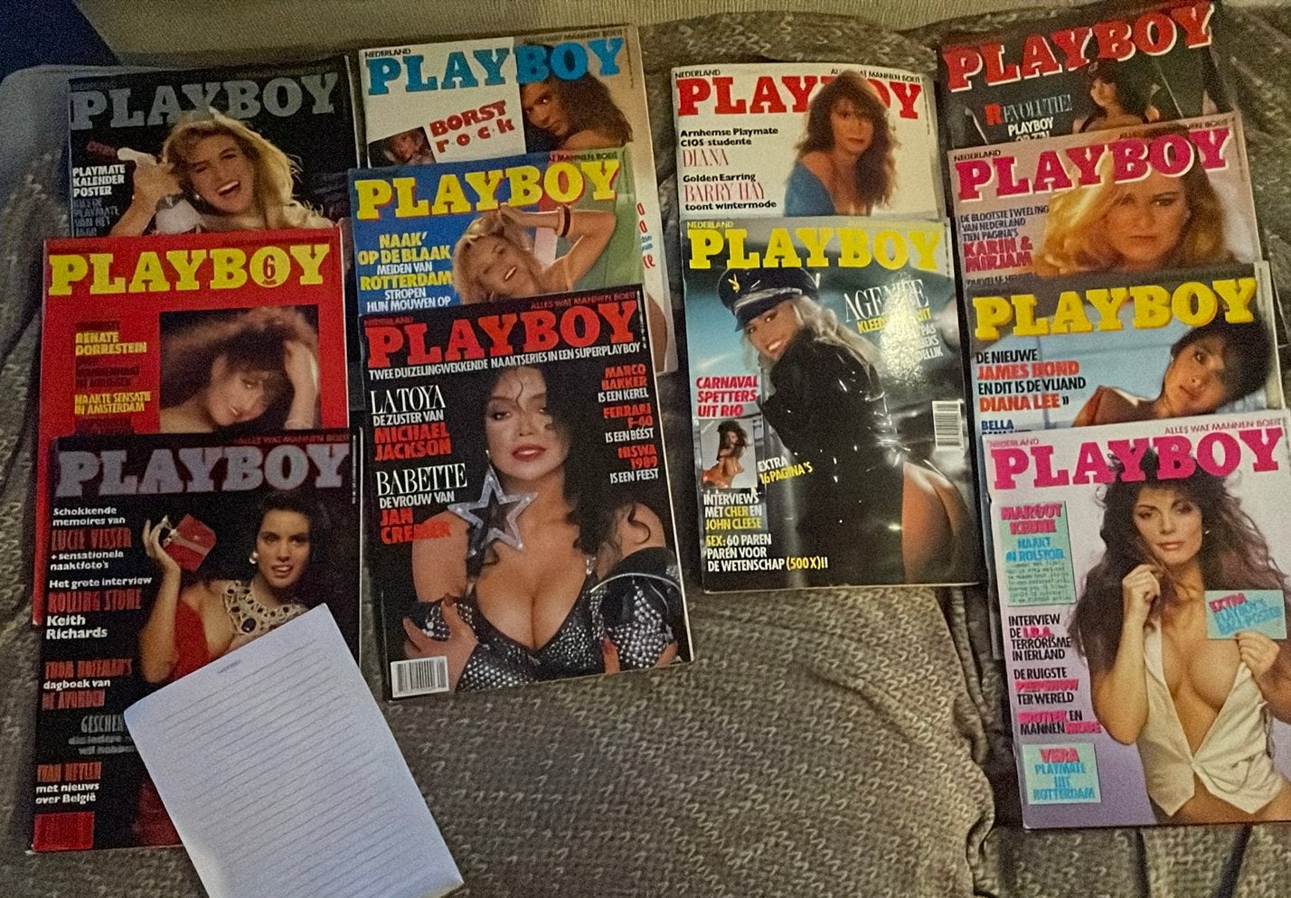 Vintage Nederlandse Playboy jaargang 1989 – Compleet, Boeken, Tijdschriften en Kranten, Ophalen of Verzenden, Zo goed als nieuw