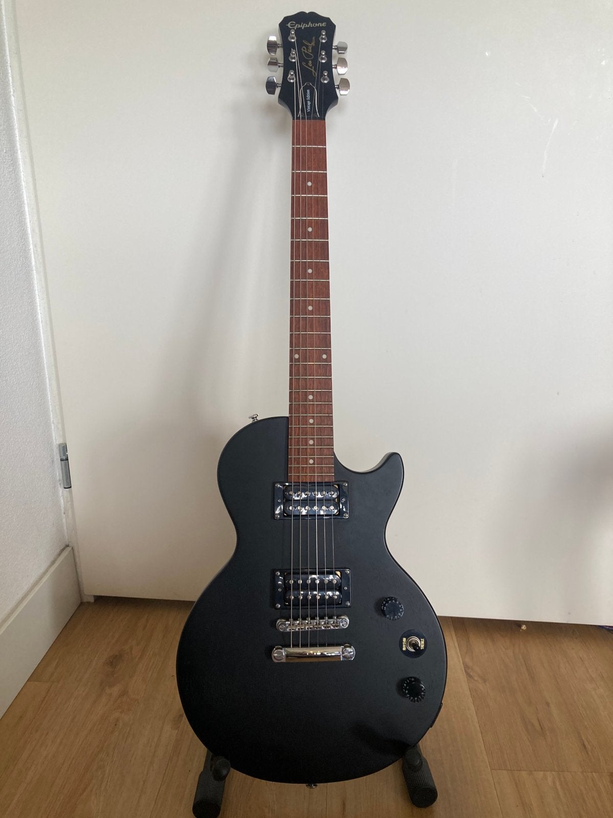 Epiphone Les Paul Special Vintage Edition Black gitaar, Ophalen, Gebruikt, Solid body, Epiphone