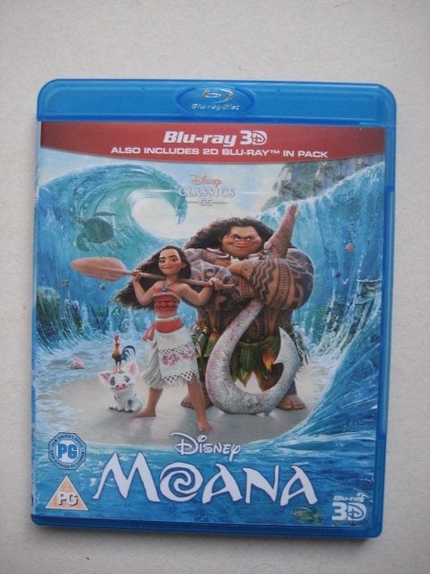 Moana Blu-Ray 3-d Bluray 3D Disney, Ophalen of Verzenden, Nieuw in verpakking, Tekenfilms en Animatie