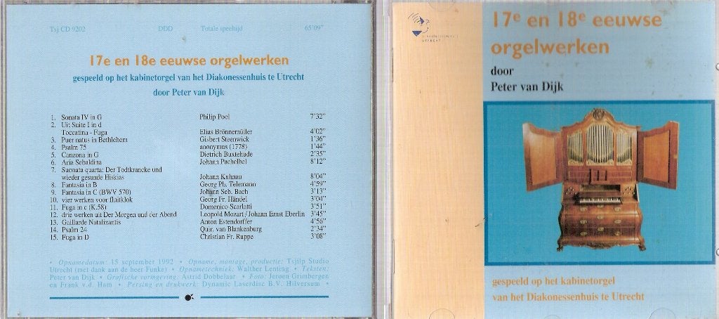 Orgel Diakonessenhuis UTRECHT bespeeld door Peter van Dijk–, Ophalen, Gelezen, Instrument