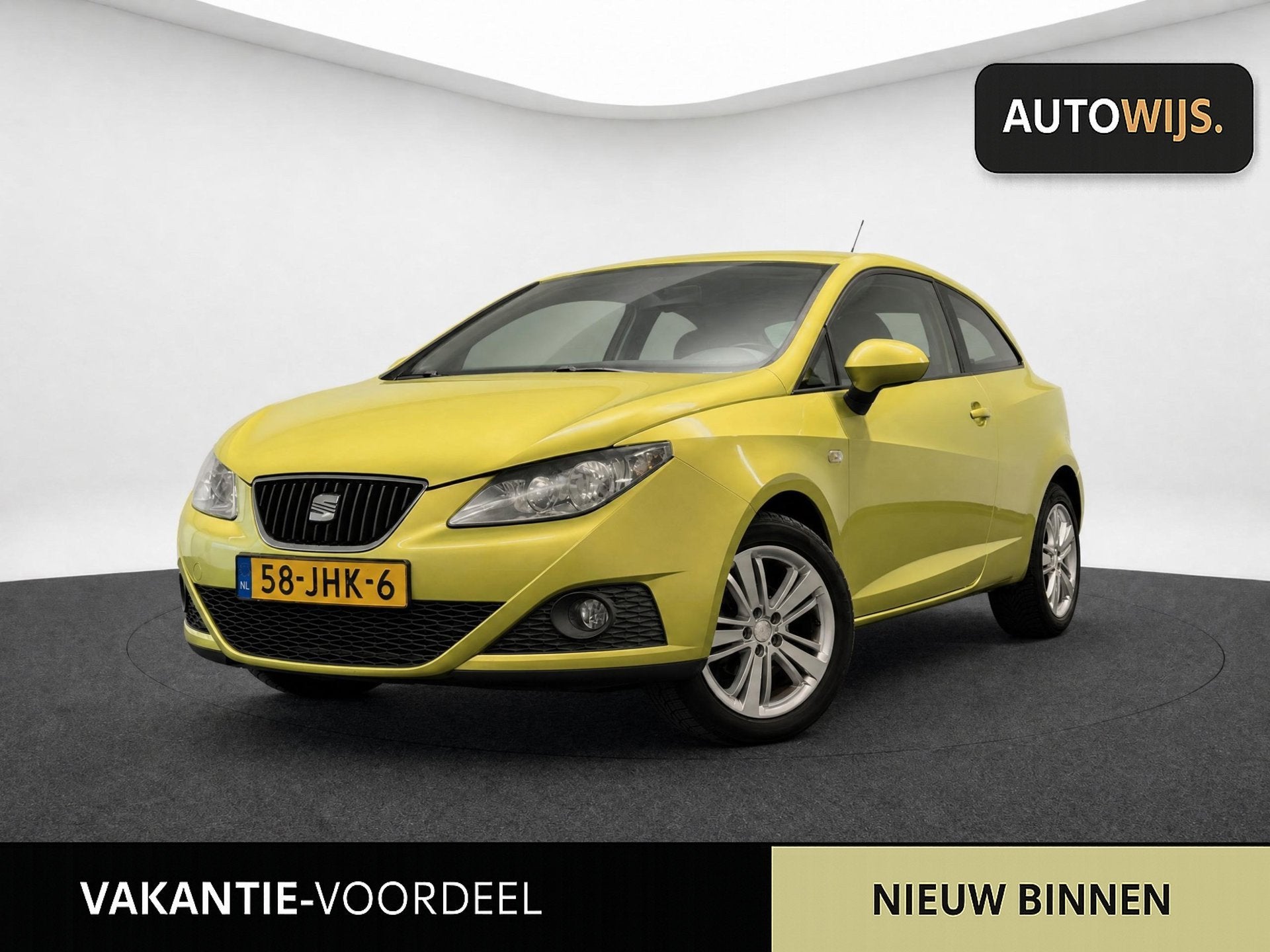 Seat Ibiza SC 1.6 Stylance|LM-VELG|AIRCO|APK 4-2027|CRUISE, Voorwielaandrijving, 990 kg, Ibiza, Bedrijf