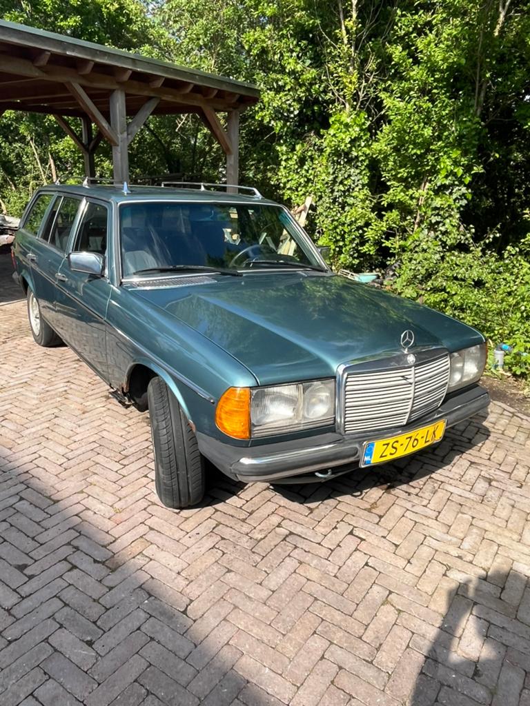 Mercedes-Benz 1985 Groen w123 TD turbo diesel 200 300 280, 23 km/l, Origineel Nederlands, Diesel, Particulier