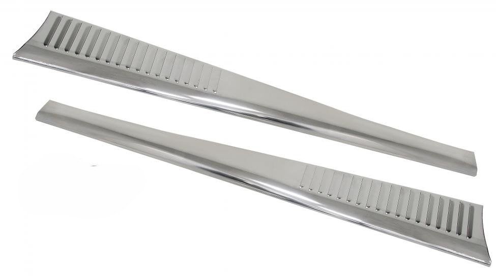 Louvred gepolijste RVS treeplanken EMPI, Auto-onderdelen, Ophalen, Nieuw, Volkswagen, Bumper
