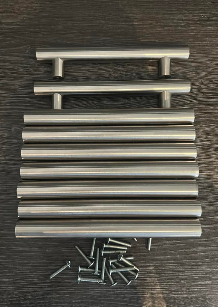 RVS handgrepen 128mm, Minder dan 50 cm, Ophalen of Verzenden, Zo goed als nieuw, Minder dan 25 cm