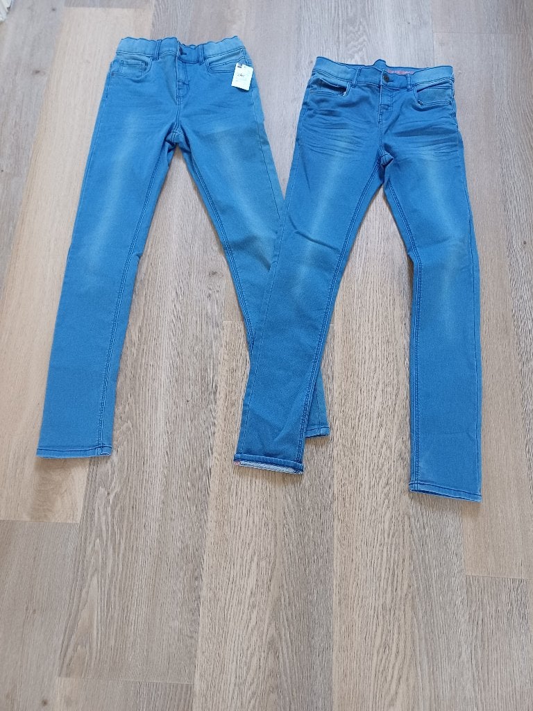 2 spijkerbroeken, Hema, maat 164, NIEUW!!! 2=€10,-!, Kinderen en Baby's, Ophalen of Verzenden, Nieuw, Jongen, Broek
