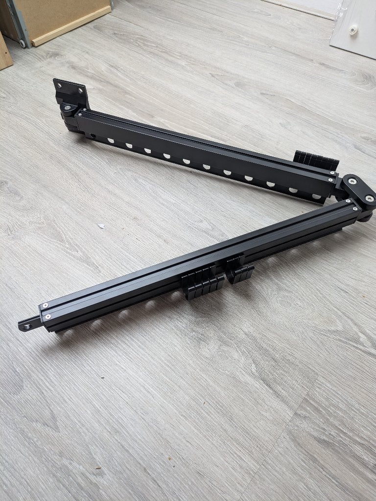 Uitschuifbaar wasrek - Zwart, wandmontage, Ophalen of Verzenden, Nieuw, Wasrek