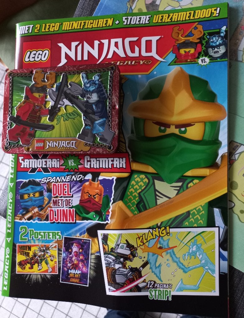 Lego Ninjago Samoerai Grimfax , in blikje op magazine nieuw