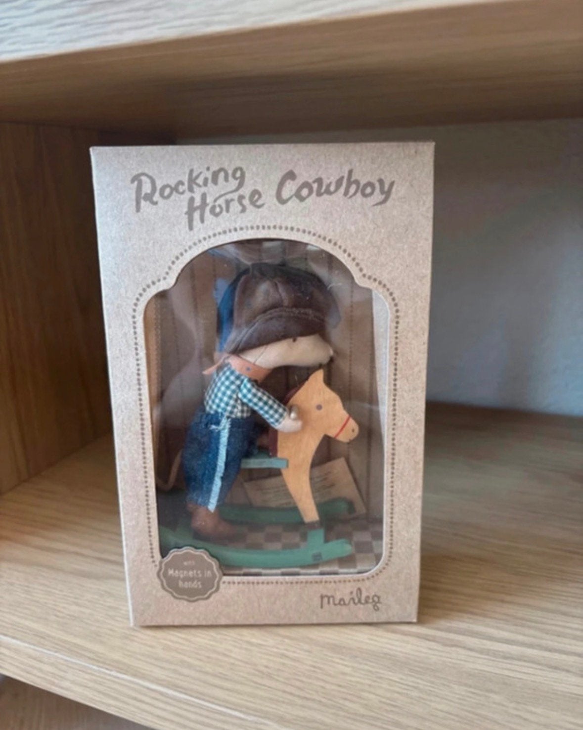 Maileg little brother cowboy muis rocking horse hobbelpaard, Ophalen of Verzenden, Nieuw