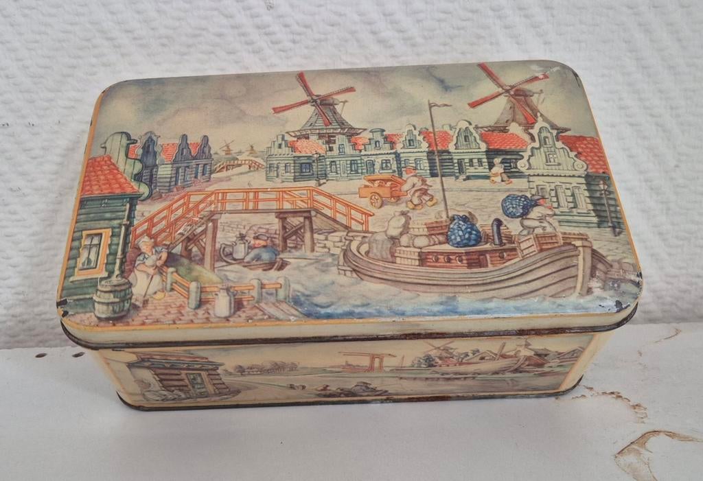 Vintage blikken doos Zaanstreek, Ophalen