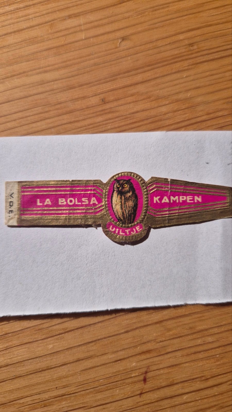Sigarenbanden, Ophalen, Zo goed als nieuw, Sigarenbandjes