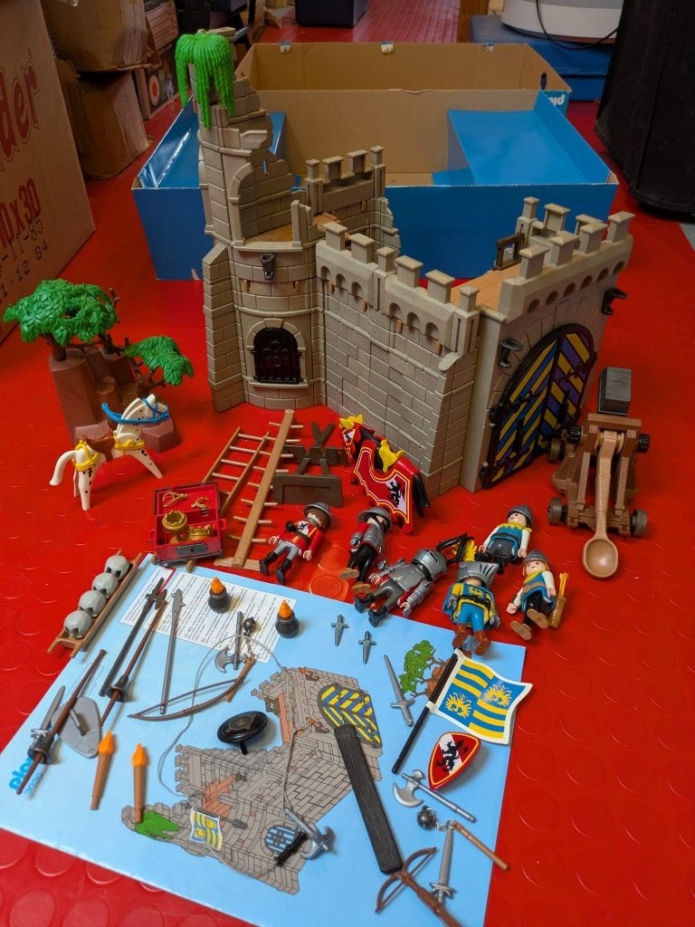 Playmobil Ridderkasteel, Ophalen, Gebruikt, Complete set, Kasteel/Fort