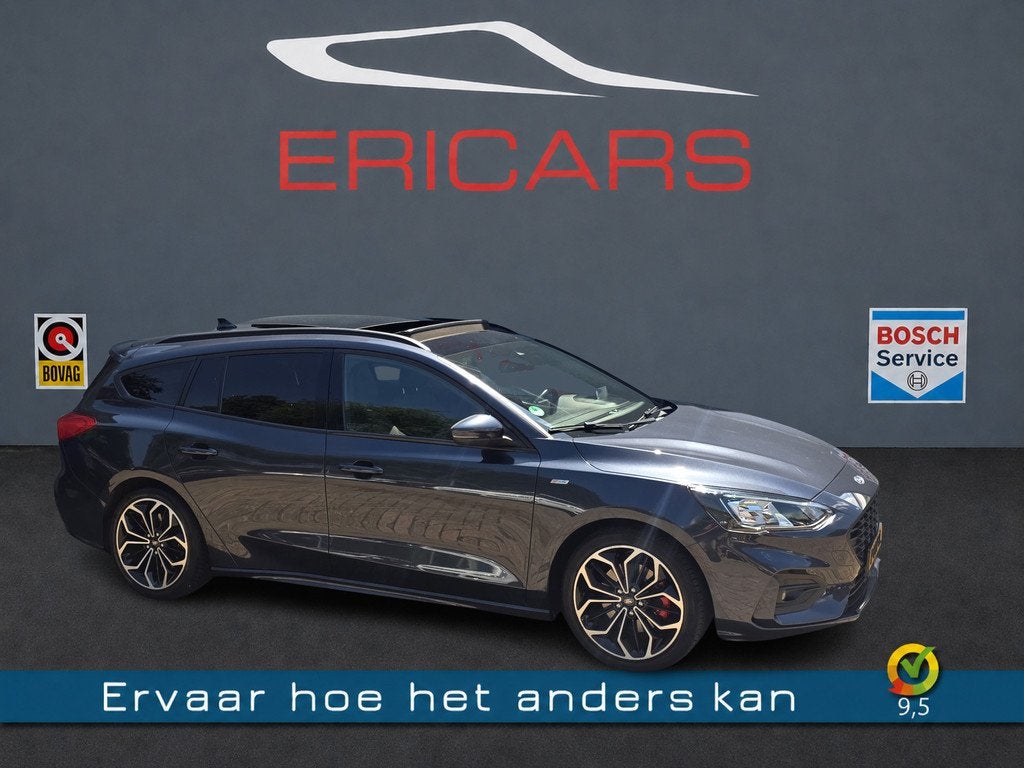 Ford FOCUS Wagon 1.0 EcoBoost ST-LINE HUD VIRTUAL COCKPIT AU, Auto's, Stof, Blauw, 19 km/l, Geïmporteerd