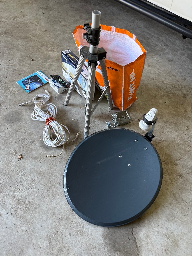 Complete Satellietontvanger Set - Nooit Gebruikt, Ophalen of Verzenden, Nieuw, (Schotel)antenne, Overige merken