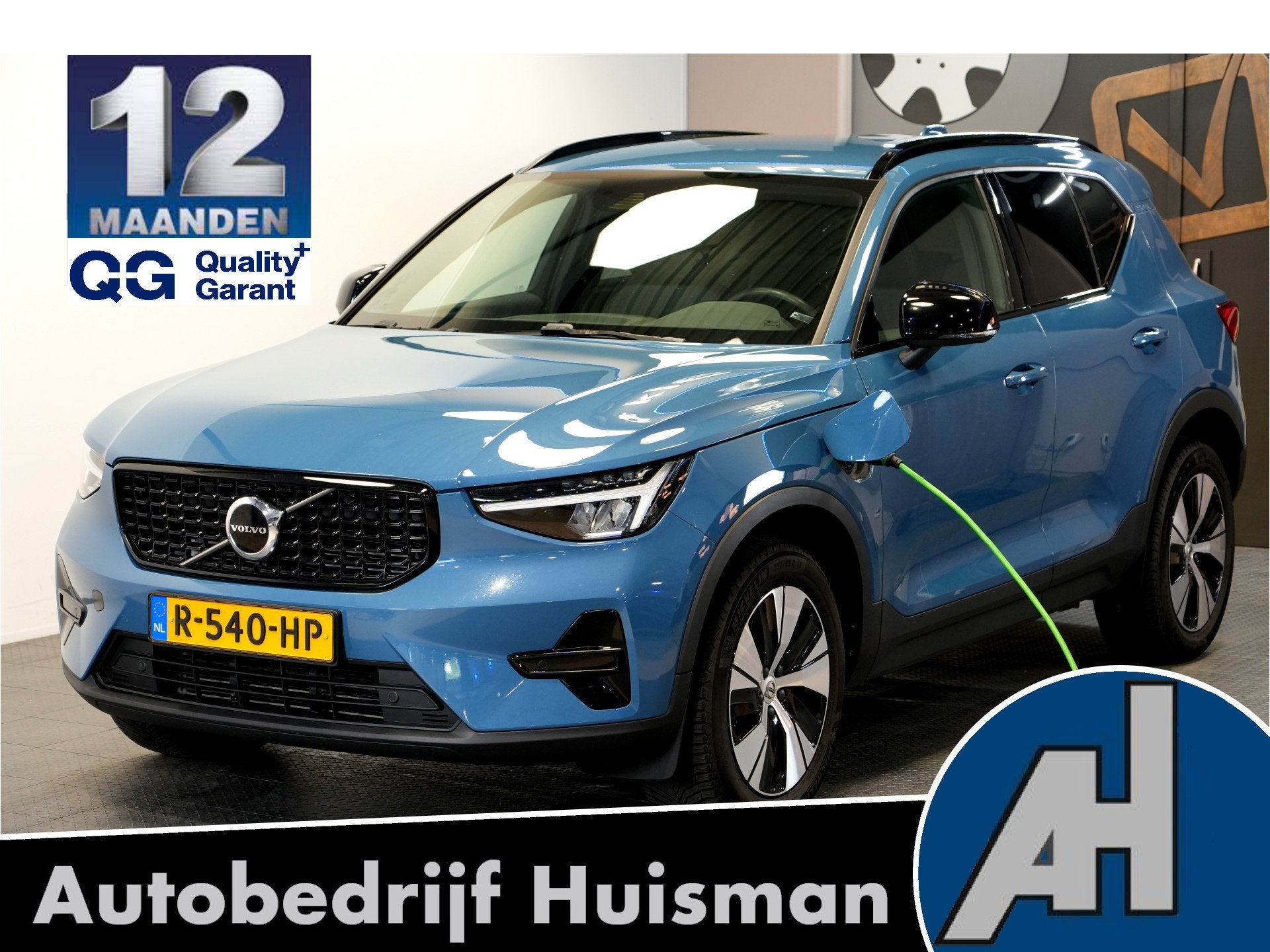 Volvo XC40 1.5 T5 Plug-in Hybrid 193kW/262pk DCT7 Plus Dark, Dealer onderhouden, Stof, Met garantie (alle), Blauw