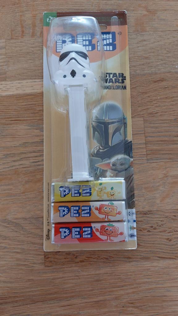 Star Wars Mandalorian PEZ snoep Dispenser Stormtrooper Nieuw, Ophalen of Verzenden, Nieuw