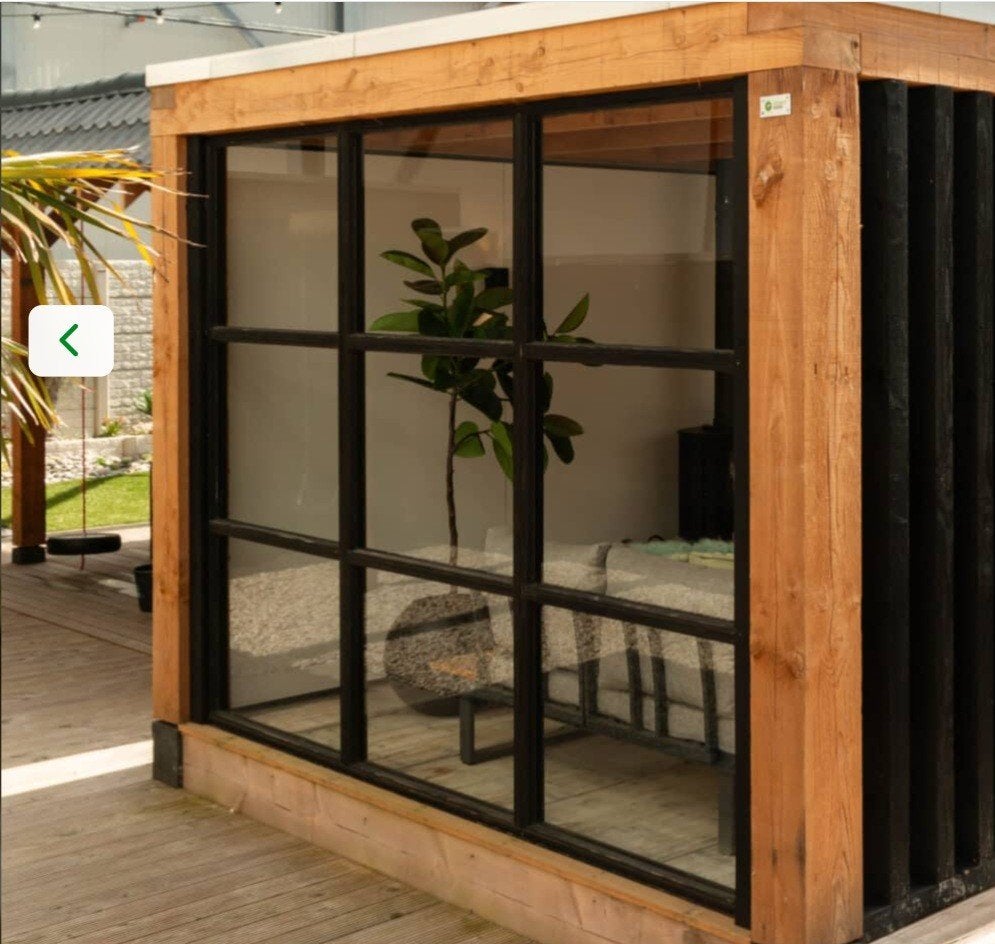 Steellook glaswand t.b.v. overkapping (3x 975x2160mm), Tuin en Terras, Ophalen, Nieuw, Overige typen