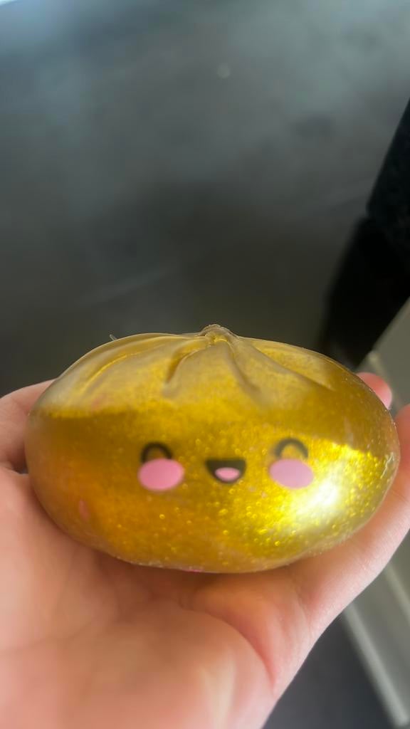 Super rare gold glitter dumpling, Ophalen of Verzenden