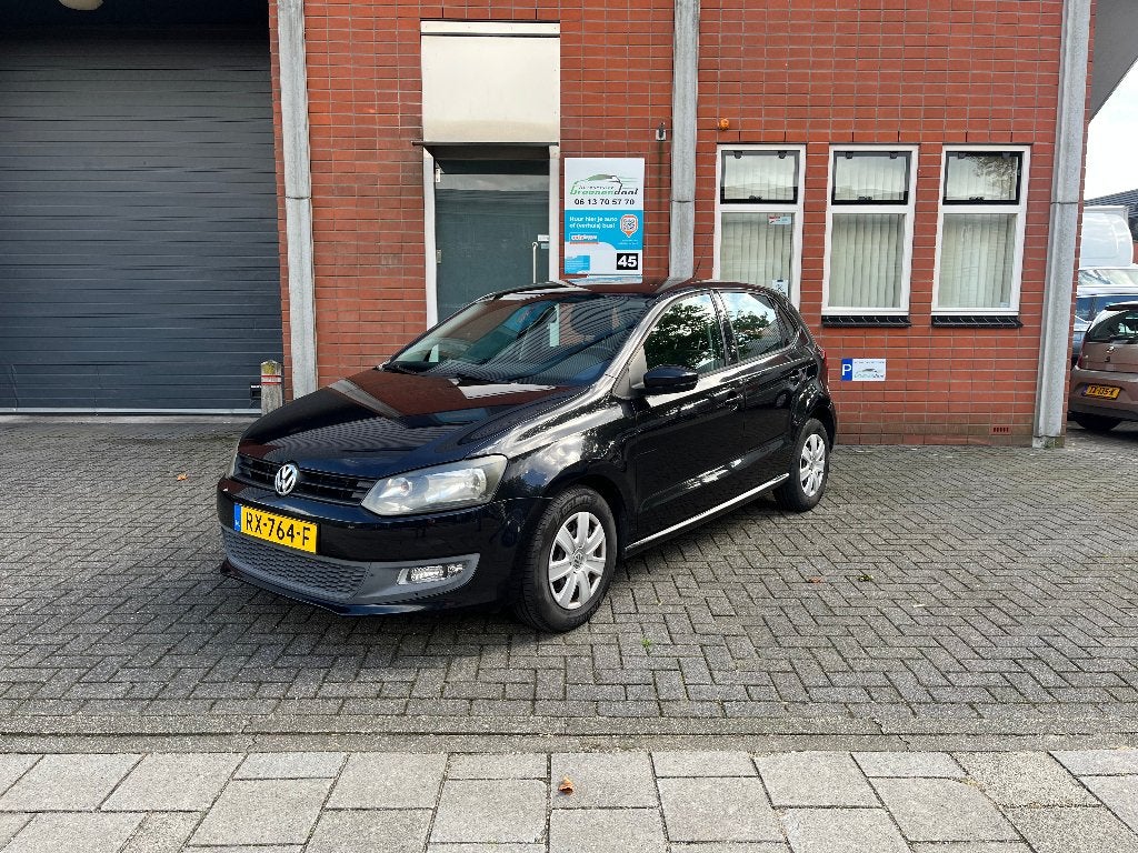 Volkswagen Polo 1.4 2010 | Airco | 213.888 km | APK 06-2027, Auto's, Voorwielaandrijving, Stof, 4 cilinders, Zwart