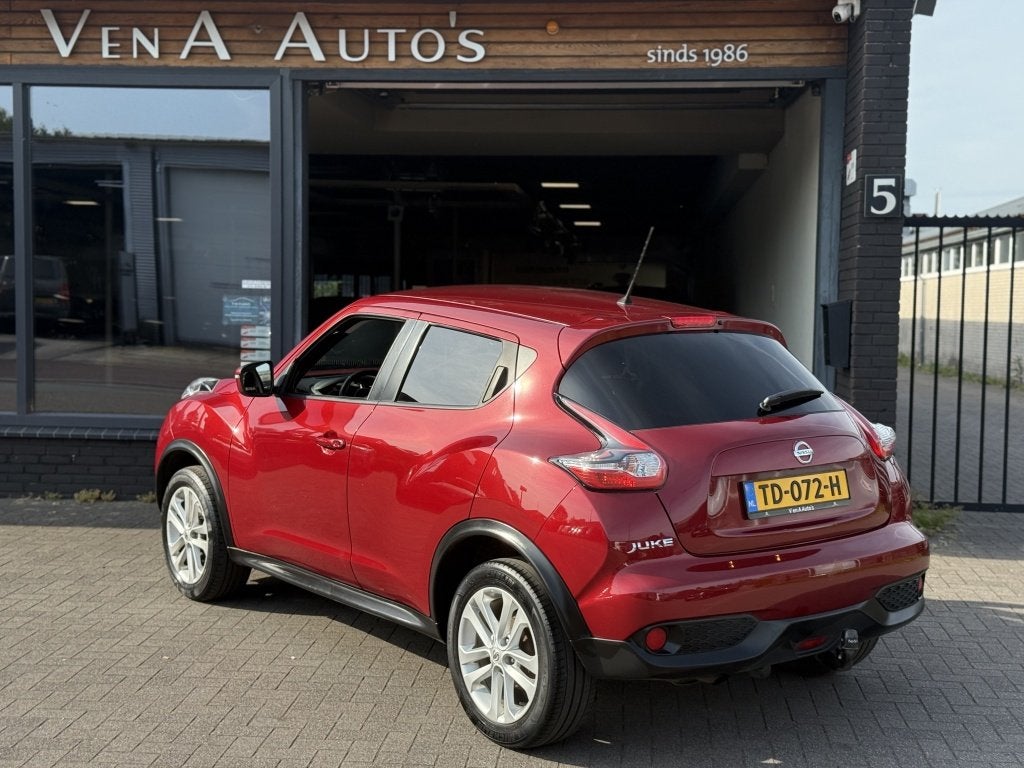 Nissan Juke 1.2 DIG-T S/S Acenta | All Season | Camera |, Voorwielaandrijving, 639 kg, Stof, Euro 6
