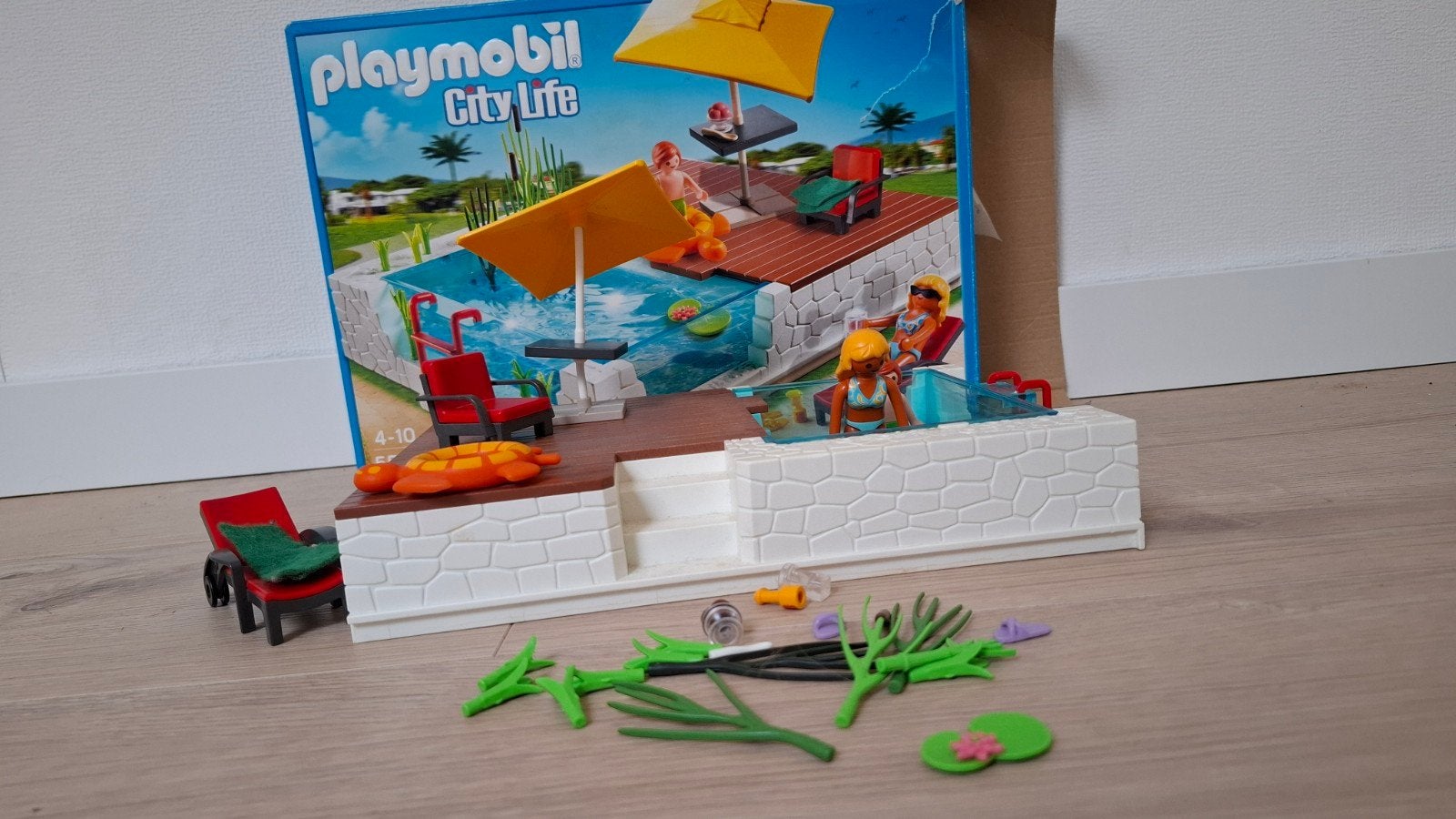 Playmobil City Life Zwembad Set, Complete set, Overige typen, Ophalen of Verzenden, Zo goed als nieuw