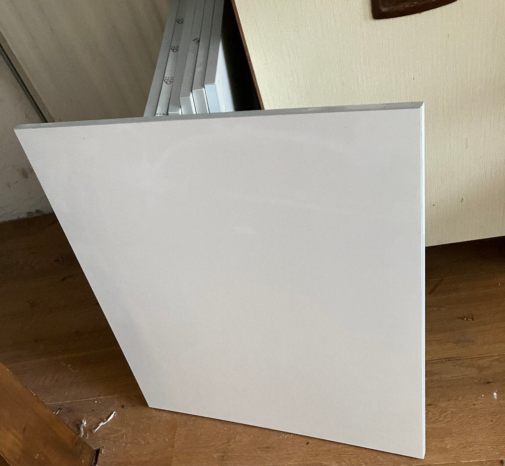 Ikea Besta kastjes en/of witte deur, metalen rand, uit 2008, Ophalen, Kunststof, Gebruikt, Minder dan 150 cm