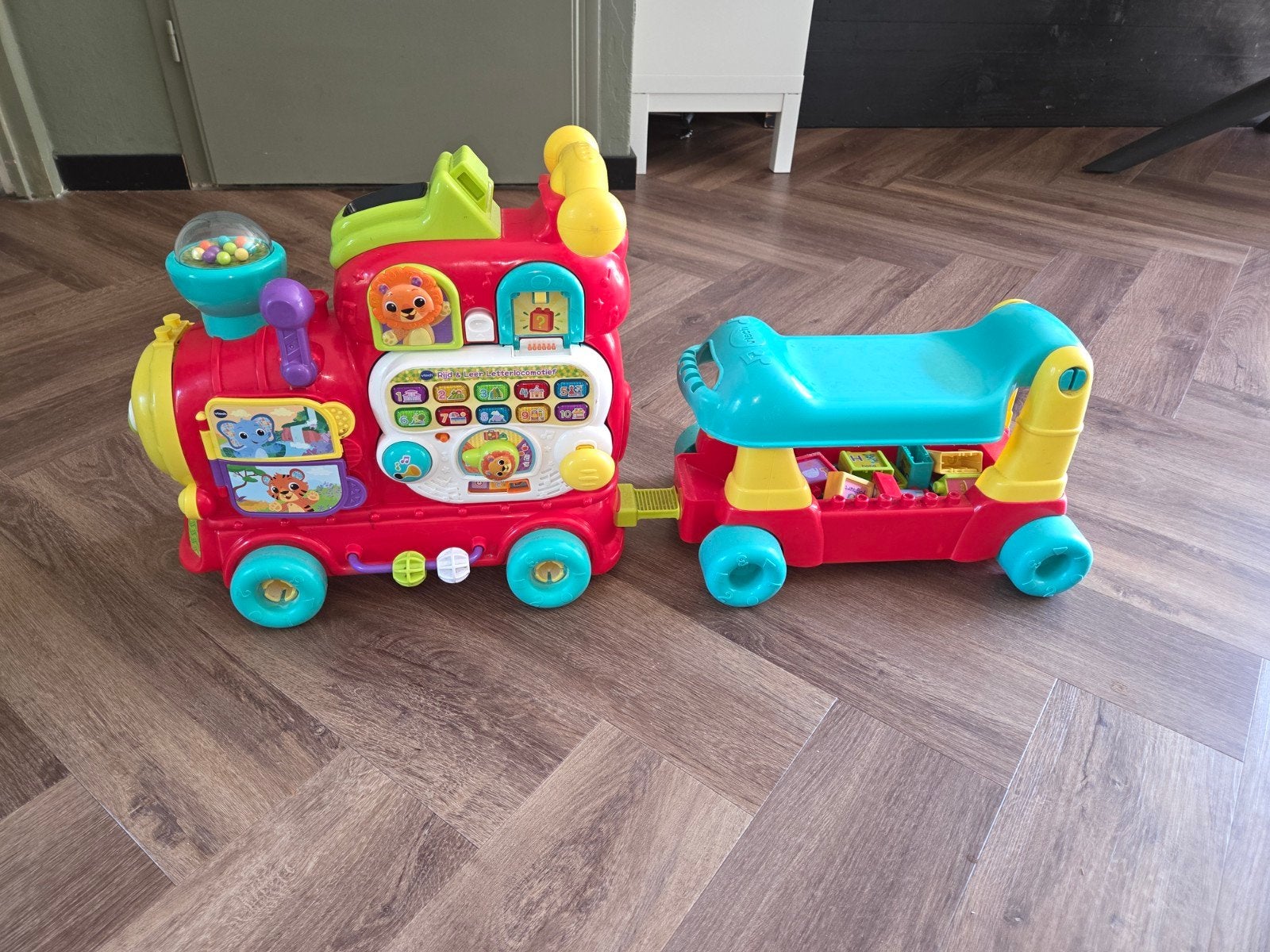 VTech Zoef Zoef Dieren Trein met aanhanger, Ophalen, Gebruikt, Jongen of Meisje