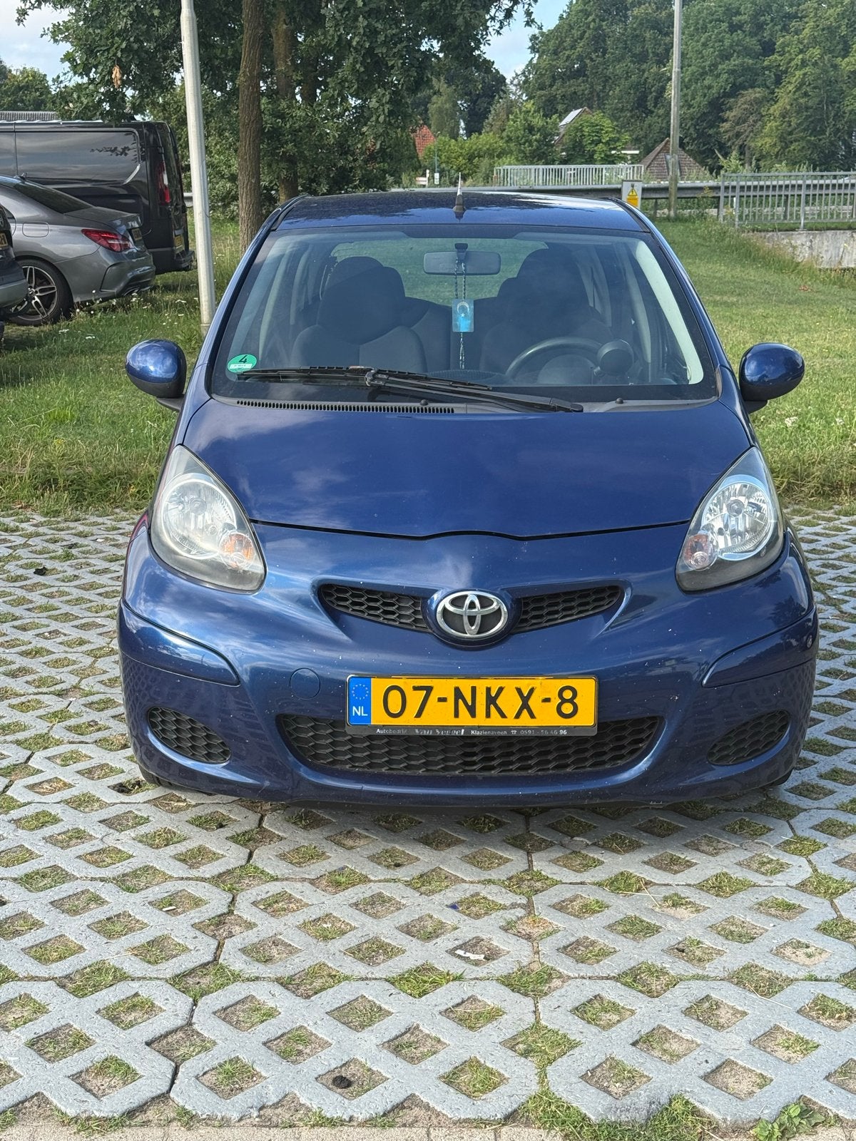 Toyota Aygo 1.0 12V Vvt-i 5DRS 2007 Blauw, Auto's, Voorwielaandrijving, 68 pk, Handgeschakeld, Particulier