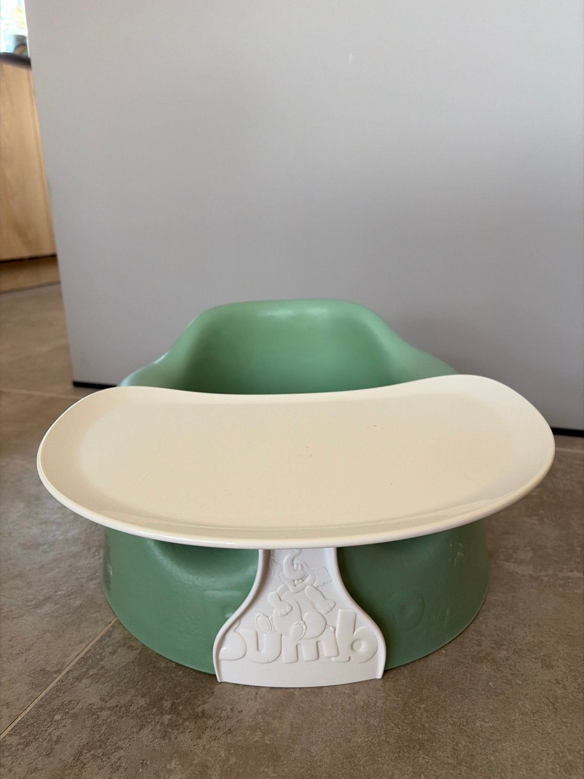 Bumbo Floor Seat met afneembaar eetblad - Groen, Ophalen, Gebruikt, Overige typen, Afneembaar eetblad