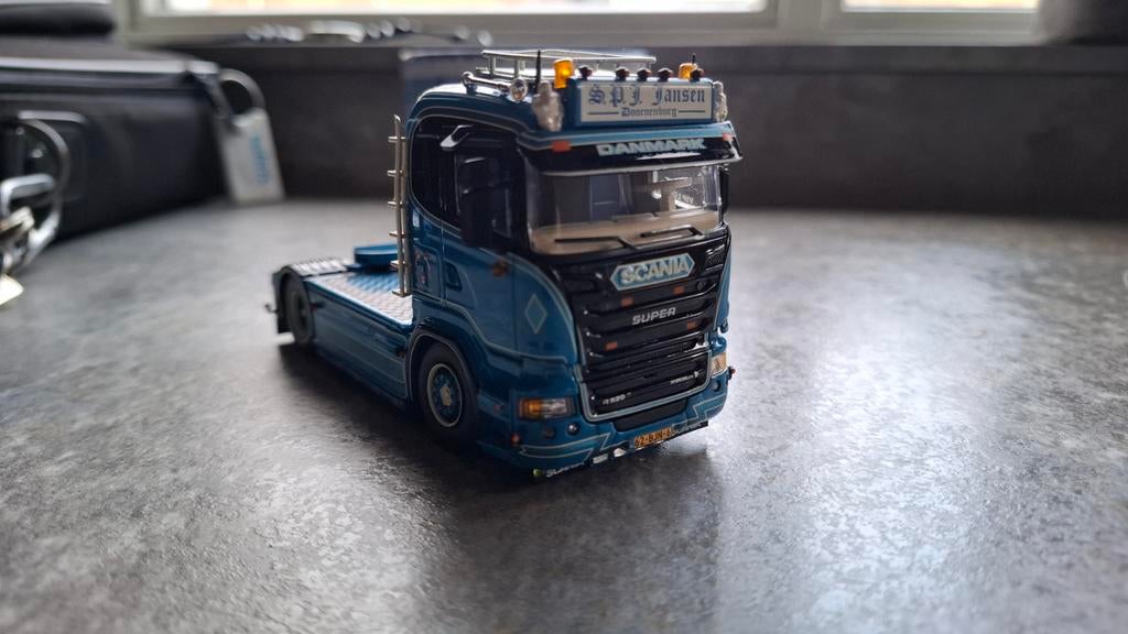 Tekno Stefan Jansen Scania Vrachtwagenmodel Nieuw in Doos, Ophalen of Verzenden, Nieuw, Bus of Vrachtwagen, Tekno