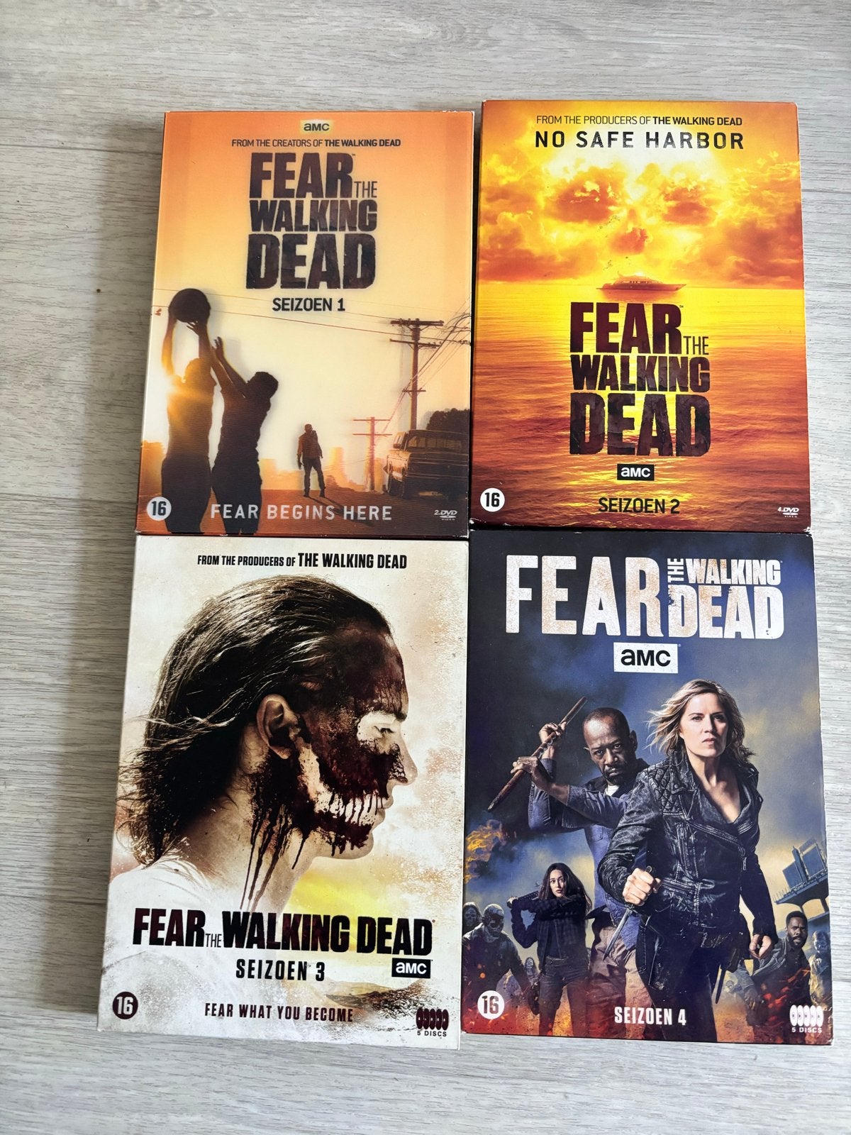 Fear the Walking Dead Seizoenen 1-4 DVD Boxset, Engels, Vanaf 16 jaar, Seizoen 1, Nederlands