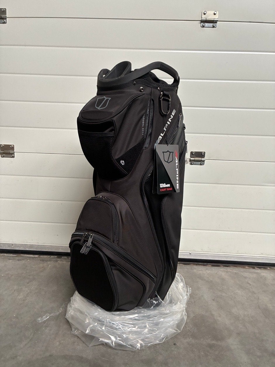 Wilson Alpine Cart Bag Zwart - Luxe Golftas, Sport en Fitness, Golf, Overige merken, Parkring 15–17, 85748 Garching, Duitsland