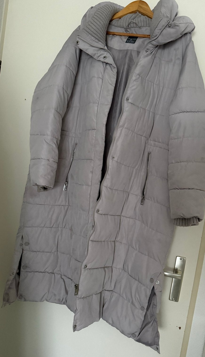 Lange Primark winterjas 2XL, Ophalen of Verzenden, Gedragen, Maat 46/48 (XL) of groter, Paars