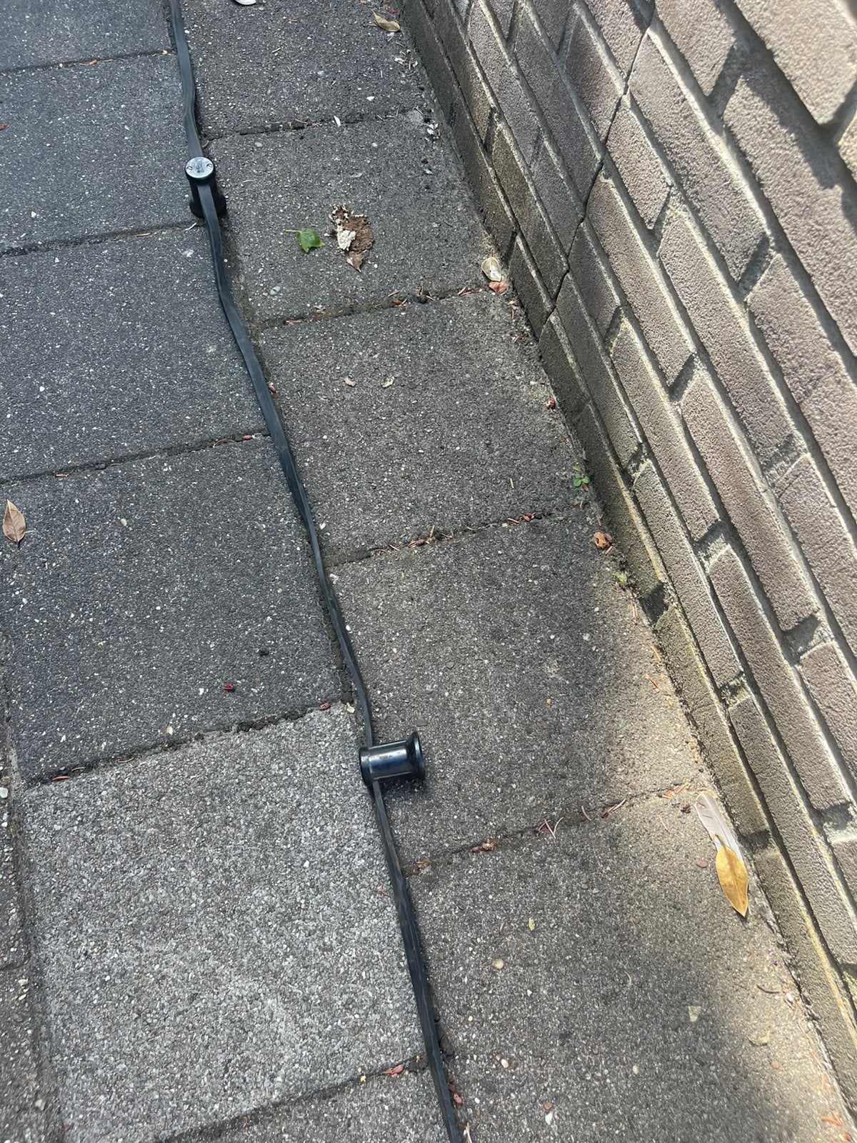Verlichting snoer 20m, Tuin en Terras, Terrasdelen en Vlonders, Ophalen, Zo goed als nieuw, Kunststof