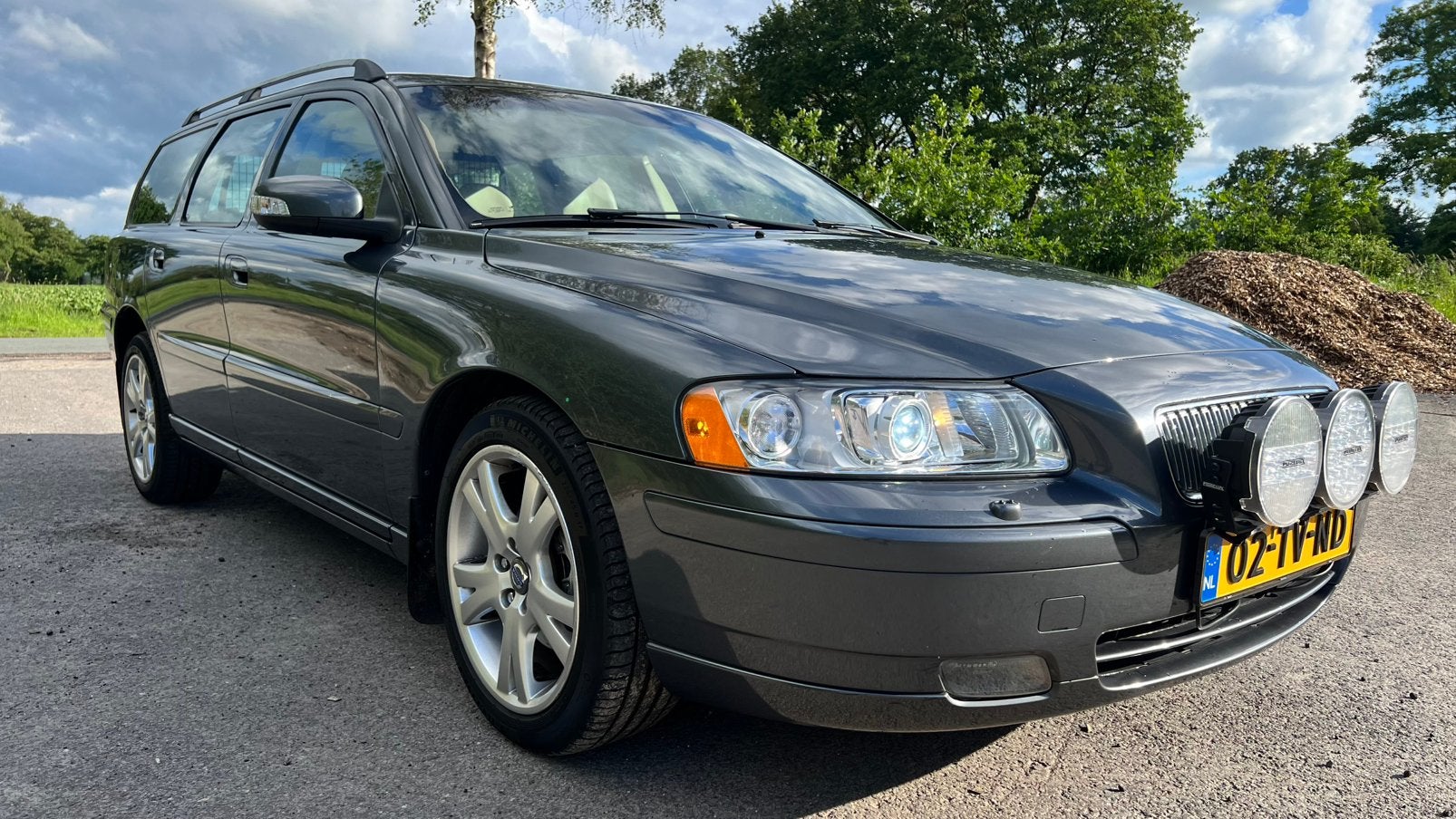 Volvo V70 EDITION SPORT 2.4 170PK 2007 Grijs, Auto's, Volvo, Voorwielaandrijving, 1800 kg, Beige, 170 pk