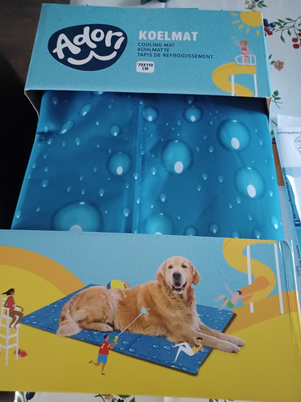Adori koelmat 70 cm x 110 cm, Ophalen