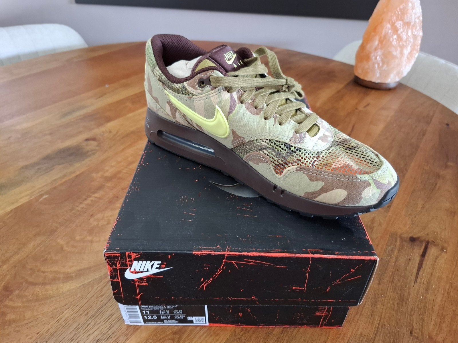 Nike air max 1 86 og eart lemon twist oil green 45 11 ds 130, Kleding | Heren, Schoenen, Ophalen of Verzenden, Nieuw, Overige kleuren