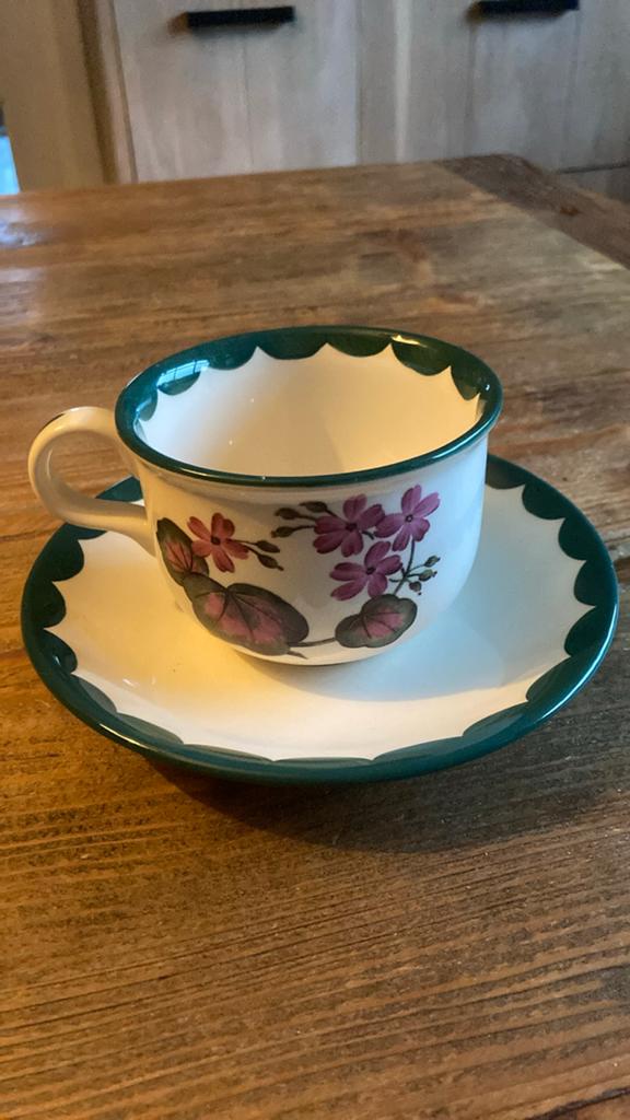 Cloverleaf Scented Garden Kop en Schotel, Ophalen of Verzenden