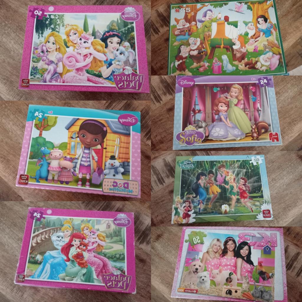 Meisjes puzzels, Ophalen of Verzenden, 10 tot 50 stukjes, Zo goed als nieuw