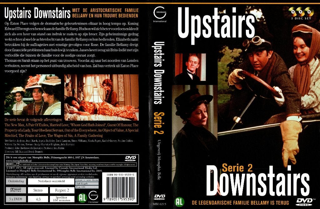 Upstairs Downstairs, serie 2, Alle leeftijden, Ophalen of Verzenden, Zo goed als nieuw