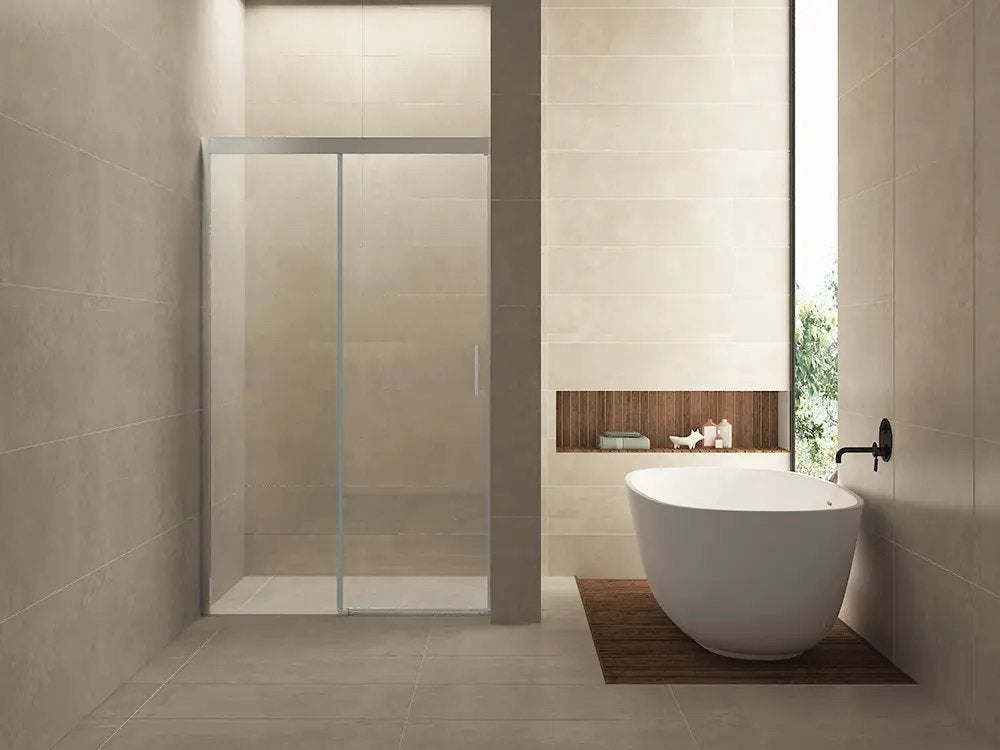 Nieuwe aluminium softclose douche schuifdeur 90x200, Ophalen, Zo goed als nieuw, Met douche