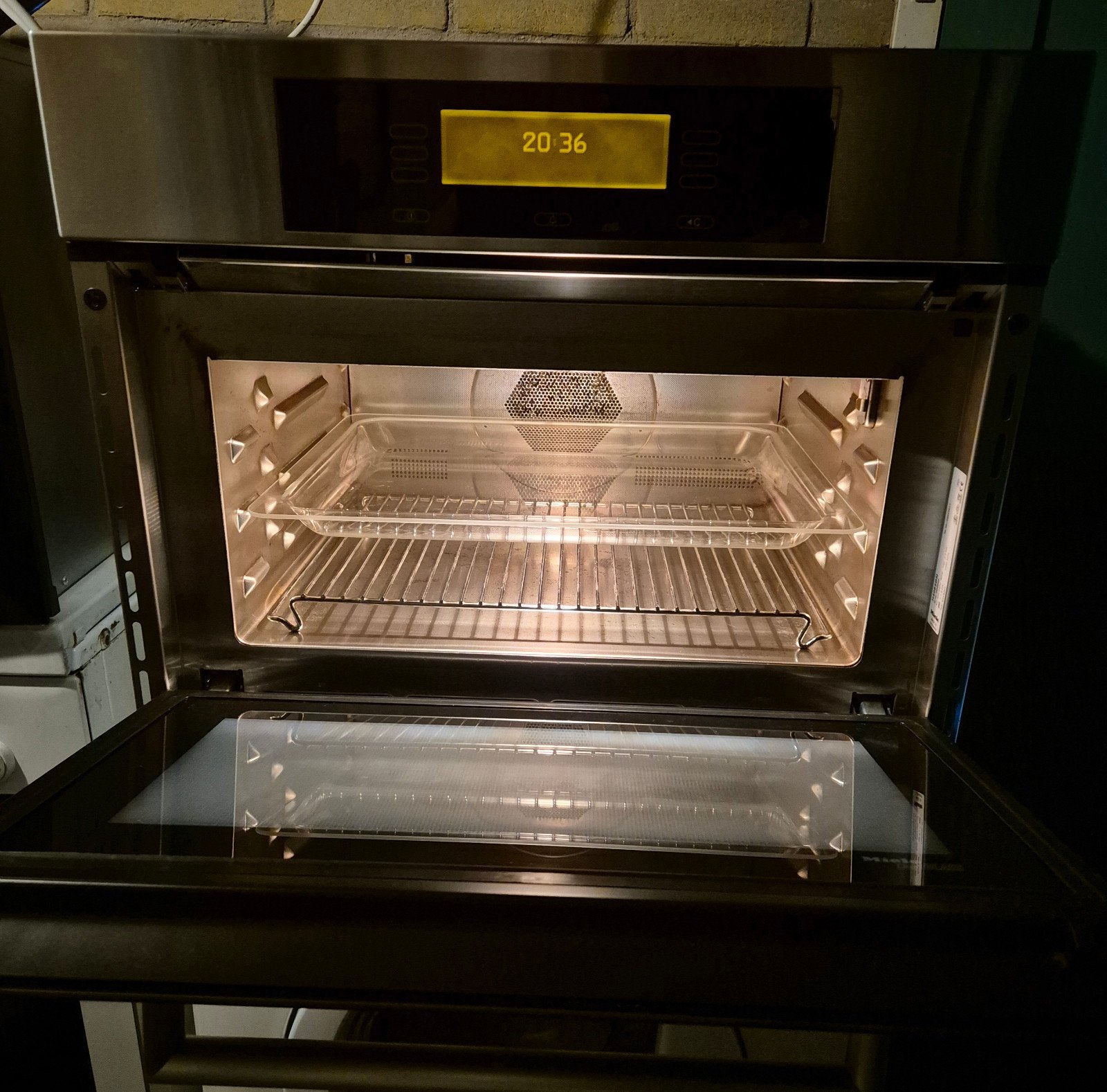 Miele H 4082 BM Combi-oven - Zo goed als nieuw, Witgoed en Apparatuur, Ophalen, 45 tot 50 cm, Inbouw, Miele