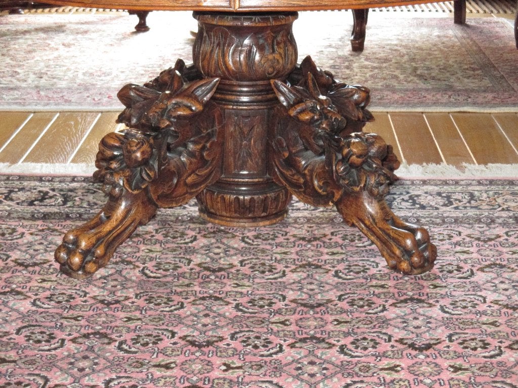 jachttafel vossenkoptafel, Antiek en Kunst, Ophalen