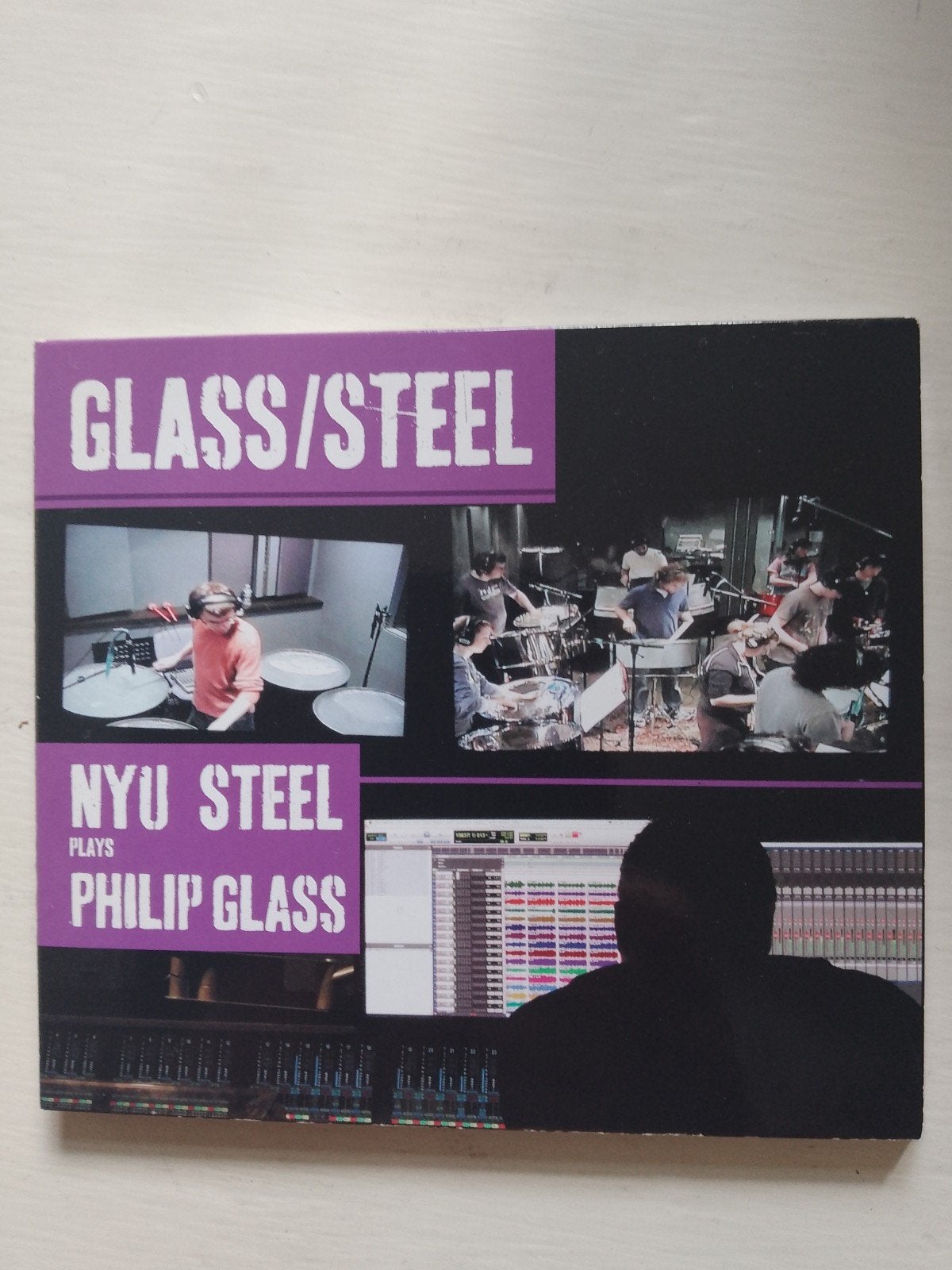 Philip Glass "Etudes for piano nr 1-10" door NYU Steel, Ophalen of Verzenden, Zo goed als nieuw