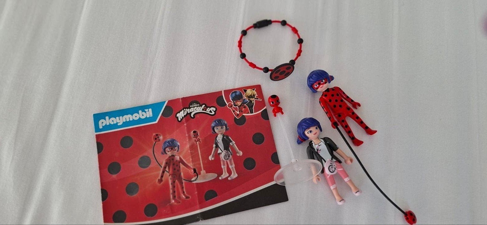 Playmobil Miraculous 71336 Ladybug & Marinette, Kinderen en Baby's, Ophalen, Complete set, Zo goed als nieuw, Figuren