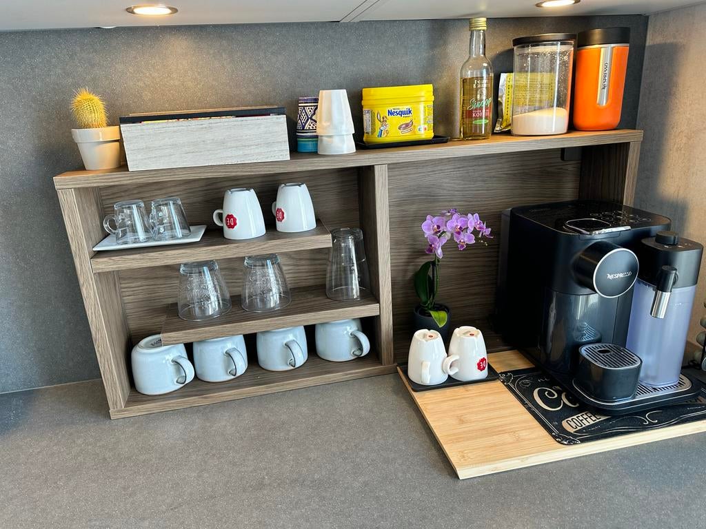 Hagaan Custom Koffie Corner Kastje - Organiseer je koffiehoe, Huis en Inrichting, Overige typen, Hout, Ophalen of Verzenden, Zo goed als nieuw