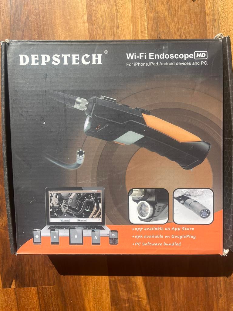 Industriële inspectie camera DEPSTECH Wi-Fi Endoscoop HD, Verzenden, Nieuw, Overige typen