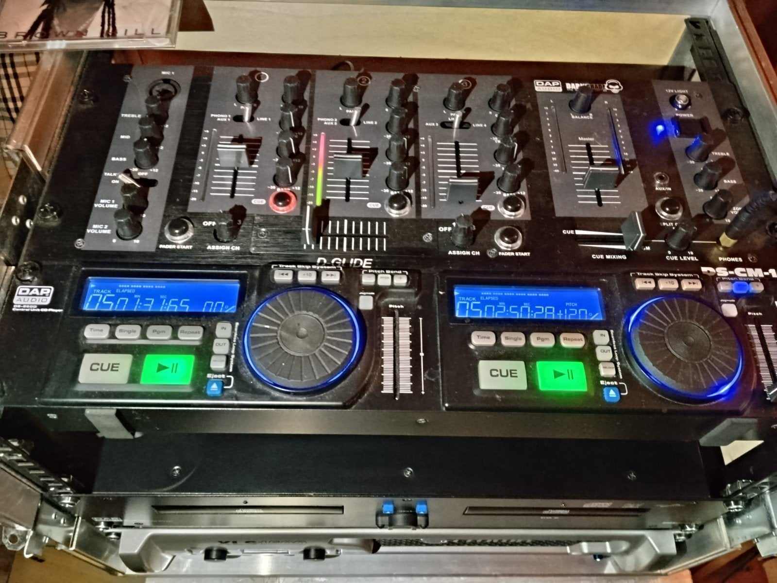 Complete DJ Set: DAP Mixer, CD-speler, Crown Versterker, Ophalen of Verzenden, Gebruikt, Dj-set, Overige merken