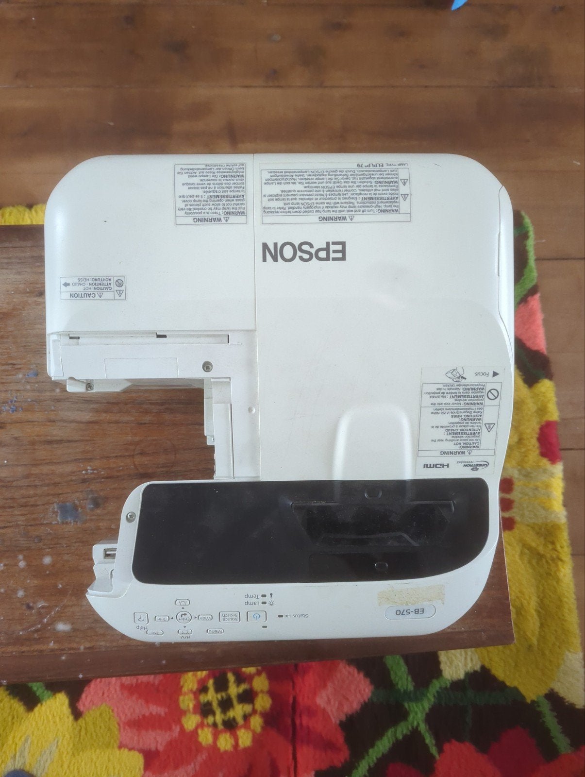 Epson EB-570 beamer met Chromecast, Epson, Ophalen of Verzenden, Overige resoluties, Gebruikt