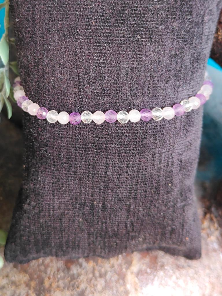 Gouden driehoek facet armband, Sieraden, Tassen en Uiterlijk, Edelstenen, Ophalen of Verzenden